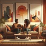 seseorang yang sedang mendengarkan pasangannya dengan penuh perhatian