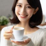 gadis tersenyum manis