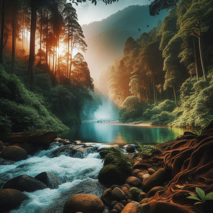 Alam yang indah dan menenangkan